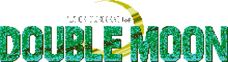 Double Moon Densetsu logo for Famicom